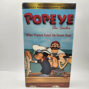 Popeye The Sailor When Popeye Ruled The Seven Seas Classic Collection 2002 VHS